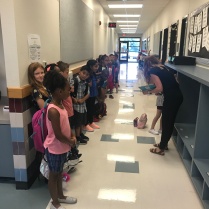Ensuring students have a special spot for their backpacks