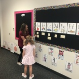 Student names are the first words on our word walls